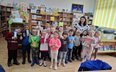 Posjet vrtićke skupine Ribice školskoj knjižnici