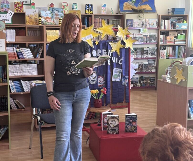 Gostovanje Moree Baničević u školskoj knjižnici